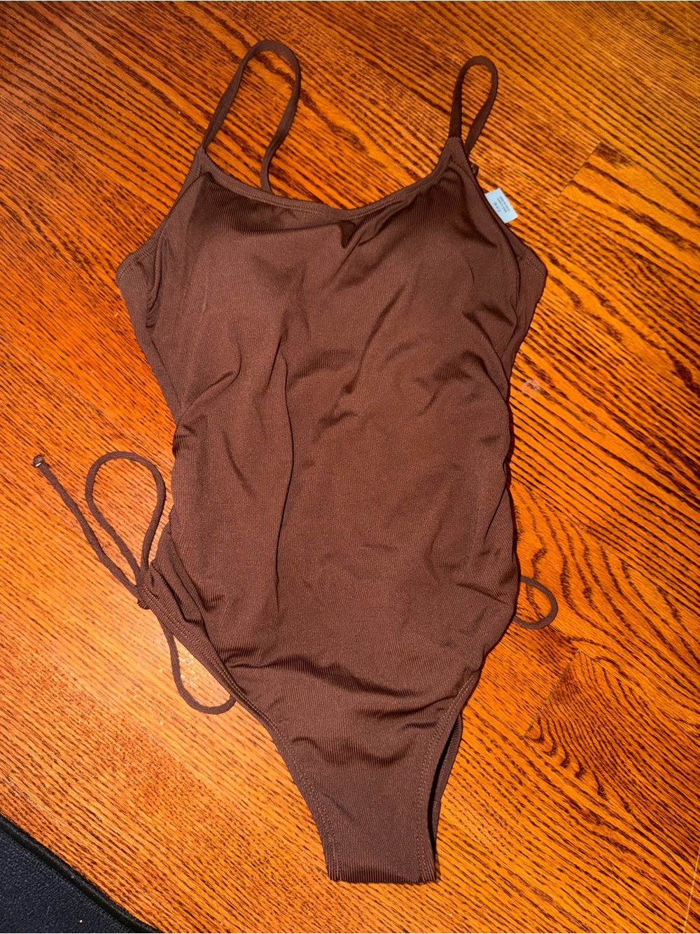 One-Piece Swimsuit with side ties